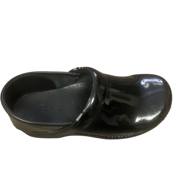Dansko Professional Patent Leather Black Slip On Clogs Womens Eu 40 US 9.5 / 10 - Picture 13 of 13